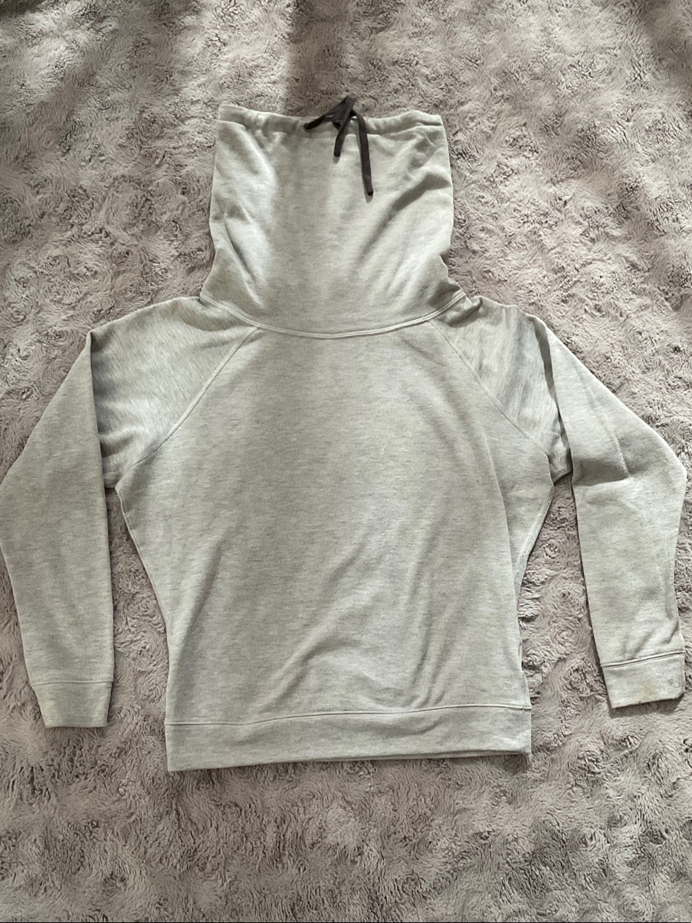 Nike Light Gray Cowl Neck Pullover Sweatshirt